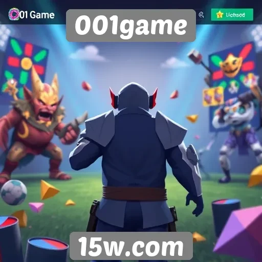Análise da interface do usuário do 001game